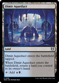 Dimir Aqueduct — Commander: Wilds of Eldraine