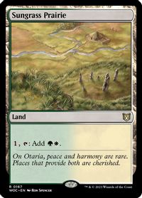 Sungrass Prairie — Commander: Wilds of Eldraine