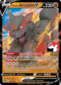 Hisuian Arcanine V - 090/195 — Prize Pack Series Cards