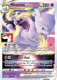 Mewtwo VSTAR — Prize Pack Series Cards