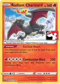 Radiant Charizard — Prize Pack Series Cards