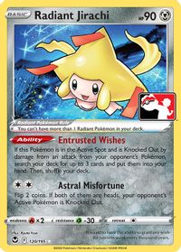 Radiant Jirachi — Prize Pack Series Cards