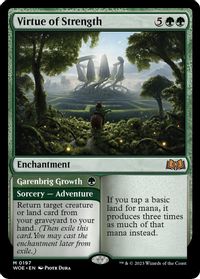 Virtue of Strength — Wilds of Eldraine