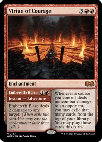 Virtue of Courage — Wilds of Eldraine
