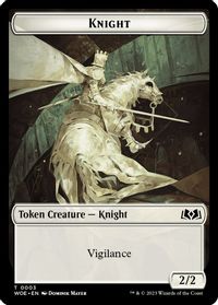 Knight Token — Wilds of Eldraine