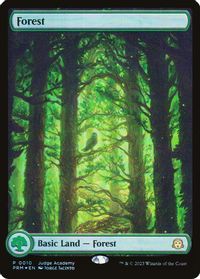 Forest - Full Art (0010) — Judge Promos