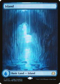 Island - Full Art (0007) — Judge Promos