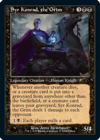 Syr Konrad, the Grim (Retro Frame) — WPN & Gateway Promos