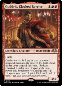 Goddric, Cloaked Reveler — Promo Pack: Wilds of Eldraine