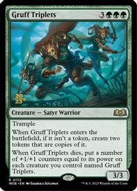 Gruff Triplets — Prerelease Cards