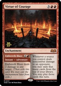 Virtue of Courage — Prerelease Cards