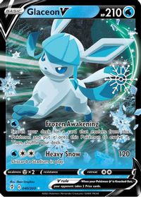 Glaceon V - 040/203 (Holiday Calendar) — Miscellaneous Cards & Products