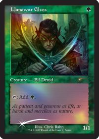 Llanowar Elves (Retro Frame) — Media Promos