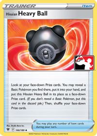 Hisuian Heavy Ball — Prize Pack Series Cards