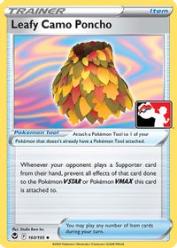 Leafy Camo Poncho — Prize Pack Series Cards