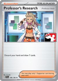 Professor's Research [Professor Sada] - 189/198 — Prize Pack Series Cards