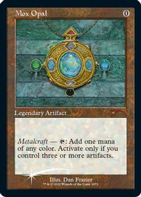 Mox Opal (Retro Frame) (Foil Etched) — Secret Lair Drop Series