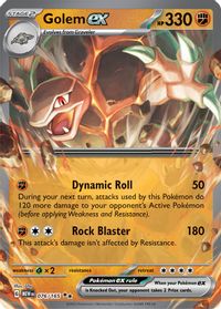 Golem ex - 076/165 — SV: Scarlet & Violet 151