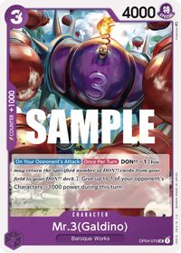 Mr.3 (Galdino) — Kingdoms of Intrigue