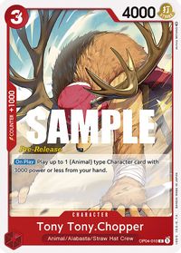 Tony Tony.Chopper — Kingdoms of Intrigue Pre-Release Cards
