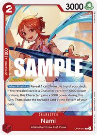 Nami — Kingdoms of Intrigue Pre-Release Cards