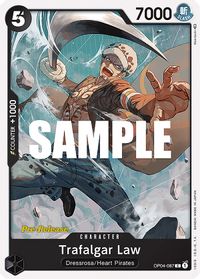 Trafalgar Law — Kingdoms of Intrigue Pre-Release Cards