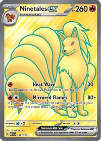 Ninetales ex - 186/165 — SV: Scarlet & Violet 151