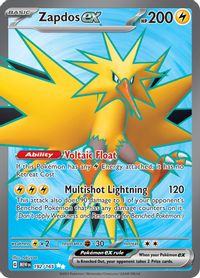Zapdos ex - 192/165 — SV: Scarlet & Violet 151