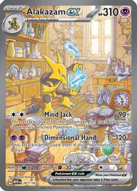 Alakazam ex - 201/165 — SV: Scarlet & Violet 151