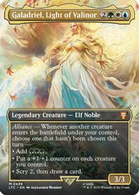 Galadriel, Light of Valinor (Borderless) — Commander: The Lord of the Rings: Tales of Middle-earth