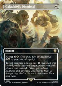Galadriel's Dismissal (Borderless) — Commander: The Lord of the Rings: Tales of Middle-earth