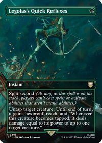 Legolas's Quick Reflexes (Borderless) — Commander: The Lord of the Rings: Tales of Middle-earth