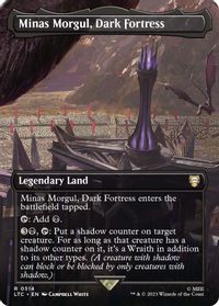 Minas Morgul, Dark Fortress (Borderless) — Commander: The Lord of the Rings: Tales of Middle-earth