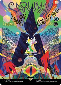 Saruman of Many Colors (Borderless Poster) — Universes Beyond: The Lord of the Rings: Tales of Middle-earth