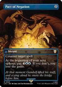 Pact of Negation (Borderless) — Commander: The Lord of the Rings: Tales of Middle-earth