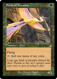 Birds of Paradise (Retro Frame) — Ravnica Remastered