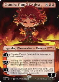 Chandra, Flame's Catalyst (Rainbow Foil) — Secret Lair Drop Series