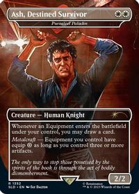 Ash, Destined Survivor - Puresteel Paladin — Secret Lair Drop Series