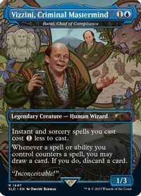 Vizzini, Criminal Mastermind - Baral, Chief of Compliance — Secret Lair Drop Series