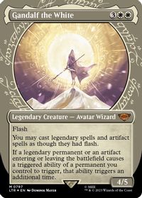 Gandalf the White (Showcase) (Surge Foil) — Universes Beyond: The Lord of the Rings: Tales of Middle-earth