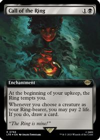 Call of the Ring (Extended Art) (Surge Foil) — Universes Beyond: The Lord of the Rings: Tales of Middle-earth