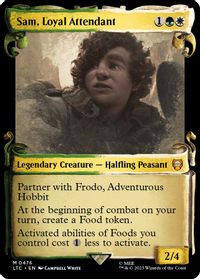 Sam, Loyal Attendant (Showcase Scrolls) — Commander: The Lord of the Rings: Tales of Middle-earth