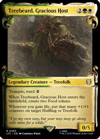 Treebeard, Gracious Host (Showcase Scrolls) — Commander: The Lord of the Rings: Tales of Middle-earth
