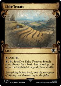 Shire Terrace (Showcase Scrolls) — Universes Beyond: The Lord of the Rings: Tales of Middle-earth