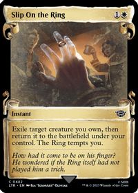 Slip on the Ring (Showcase Scrolls) — Universes Beyond: The Lord of the Rings: Tales of Middle-earth