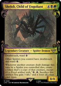 Shelob, Child of Ungoliant (Showcase Scrolls) — Universes Beyond: The Lord of the Rings: Tales of Middle-earth
