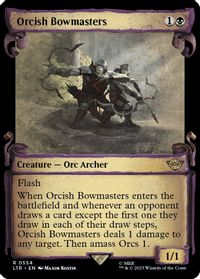 Orcish Bowmasters (Showcase Scrolls) — Universes Beyond: The Lord of the Rings: Tales of Middle-earth