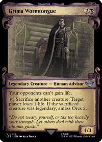 Grima Wormtongue (Showcase Scrolls) — Universes Beyond: The Lord of the Rings: Tales of Middle-earth