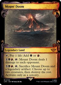 Mount Doom (Showcase Scrolls) — Universes Beyond: The Lord of the Rings: Tales of Middle-earth