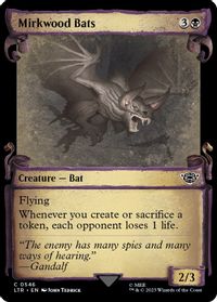 Mirkwood Bats (Showcase Scrolls) — Universes Beyond: The Lord of the Rings: Tales of Middle-earth